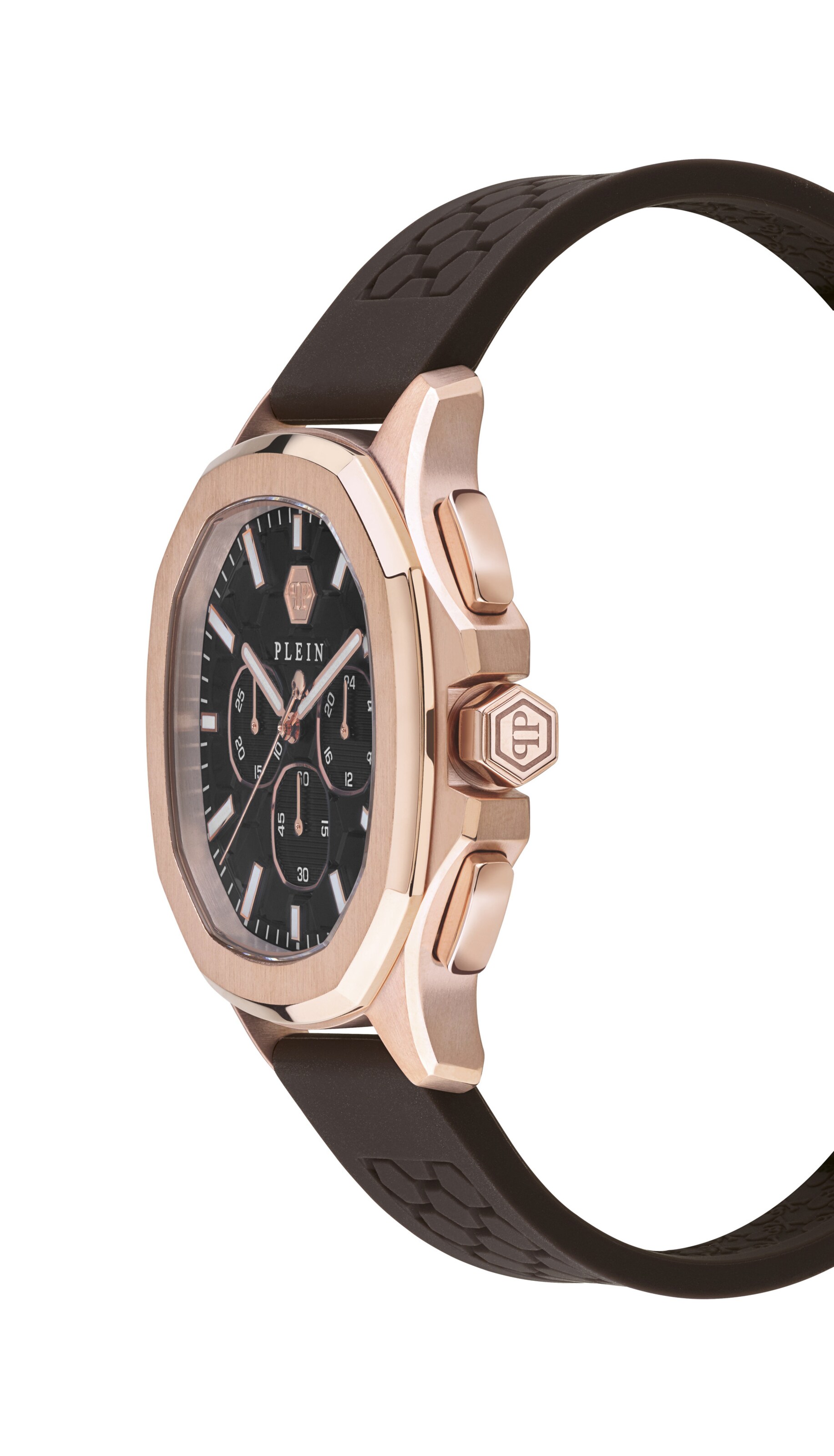 Montre à affichage analogique Philipp Plein Watches en marron