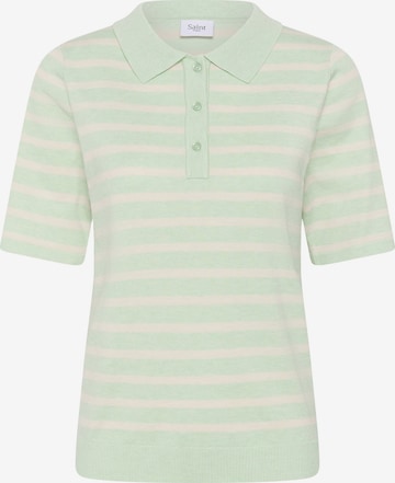 SAINT TROPEZ - Camisa 'MilaSZ' em verde: frente