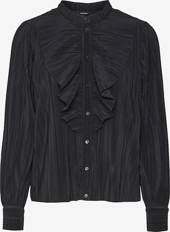 VERO MODA Blouse 'AURORA' in Zwart: voorkant