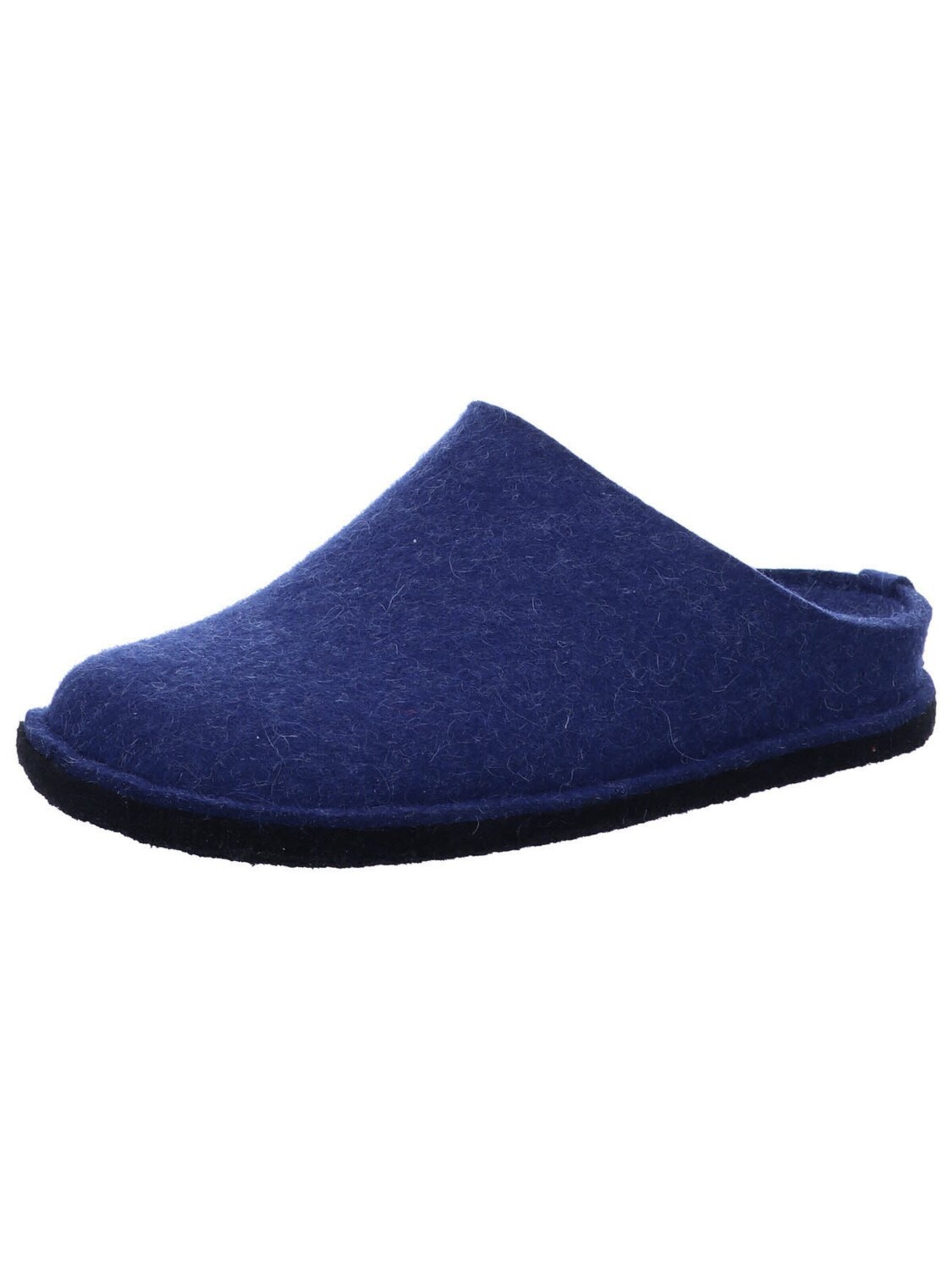 HAFLINGER Hausschuh 'Hausschuh Herren 311010-72 Filz in blau'‌‌‌‌‌‌‌‌‌‌ in Blau: Vorderseite