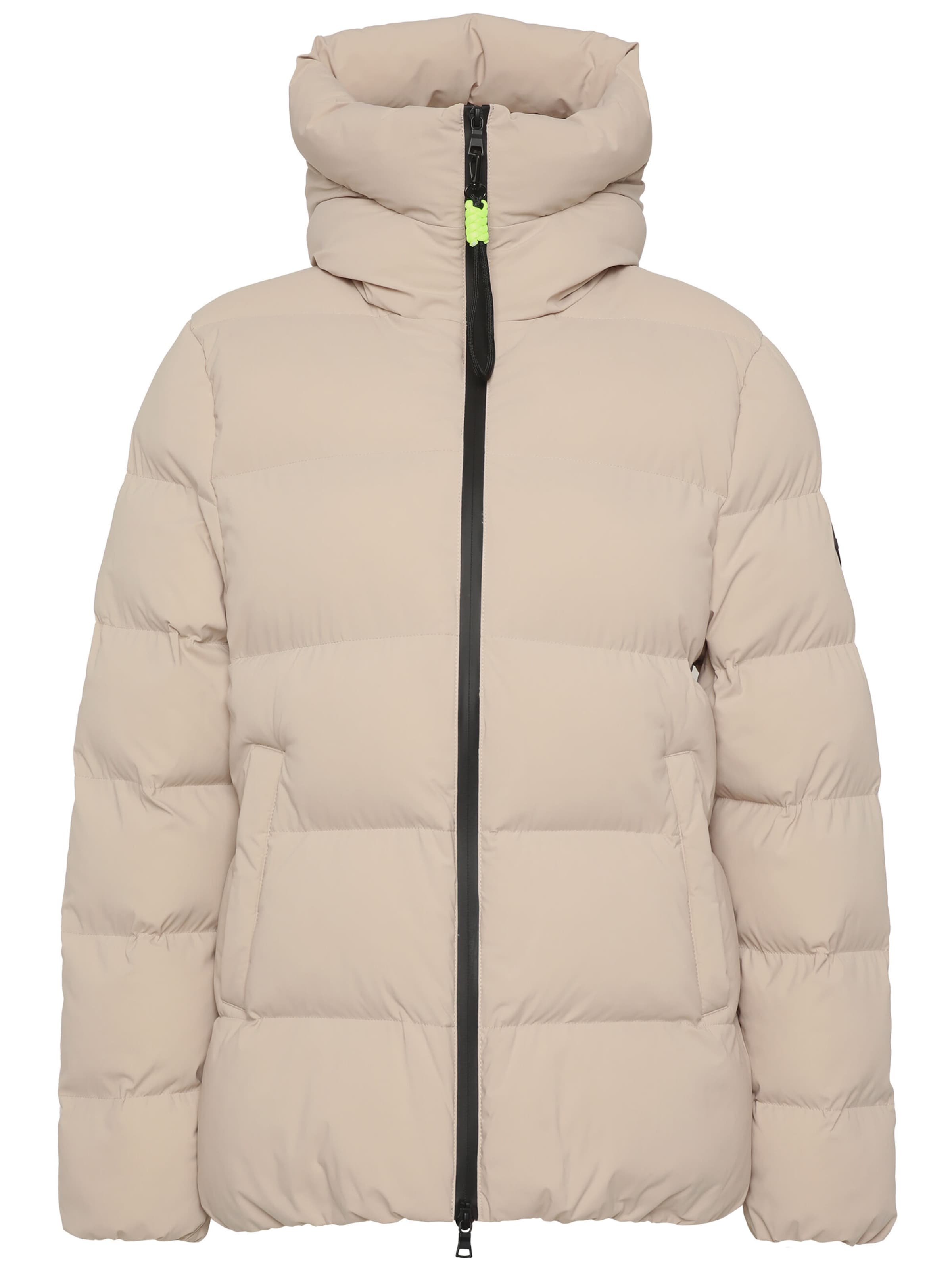 No. 1 Como Winter Jacket 'Linda' in Beige: front