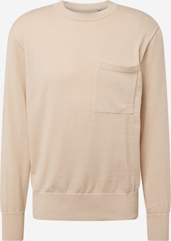 JACK & JONES - Pullover 'NEAL' em bege: frente