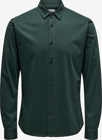 Camicia 'ONSRobin' di Only & Sons in verde: frontale
