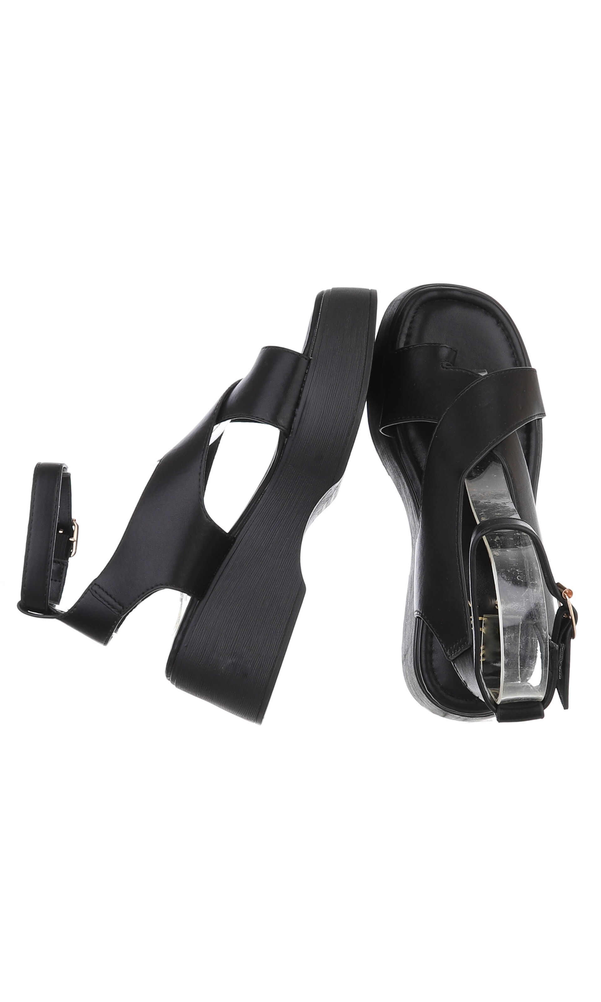 Ital-Design Sandale in Schwarz