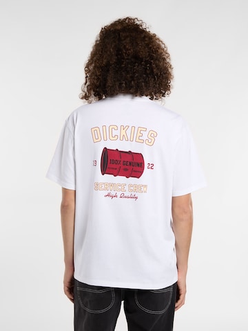 balta DICKIES Marškinėliai 'SERVICE CREW'