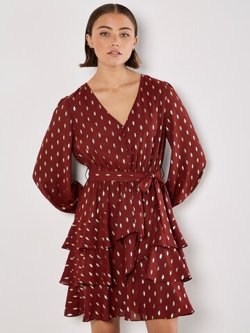 Robe ' ' Apricot en rouge : devant