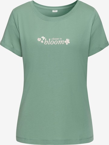 s.Oliver Schlafshirt in Grün: Vorderseite