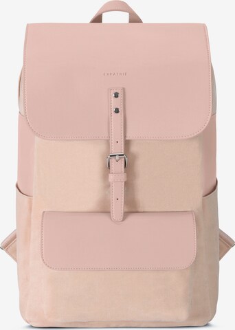 Expatrié Rucksack 'Ella' in Pink: predná strana