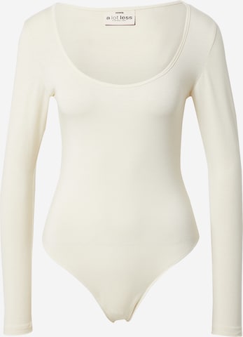 A LOT LESS Shirt 'Heather' in White: front