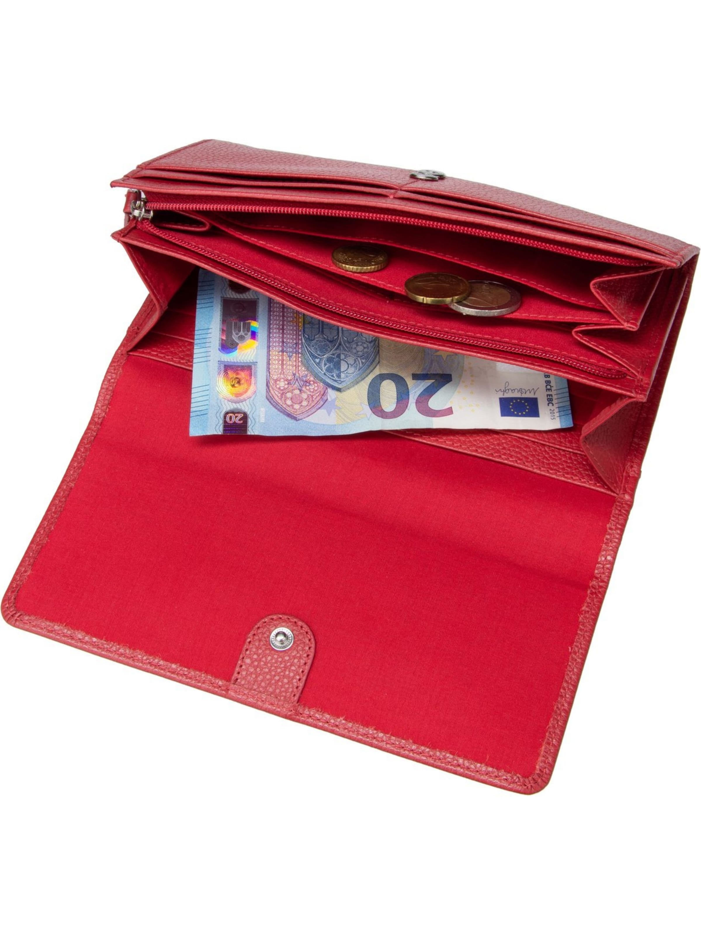 bugatti Wallet ' Linda Continental Wallet' in Red