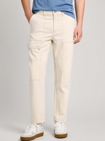 regular Jeans cargo di Pepe Jeans in bianco: frontale