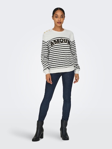 ONLY Sweatshirt 'ALLIE' in White