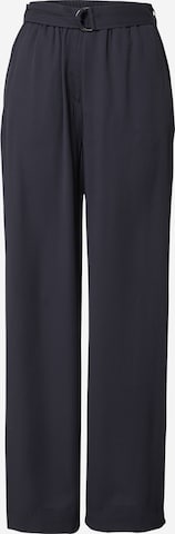 Wide Leg Pantalon s.Oliver BLACK LABEL en bleu : devant