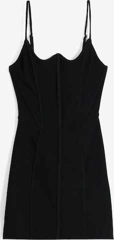 Bershka Dress in Black: front