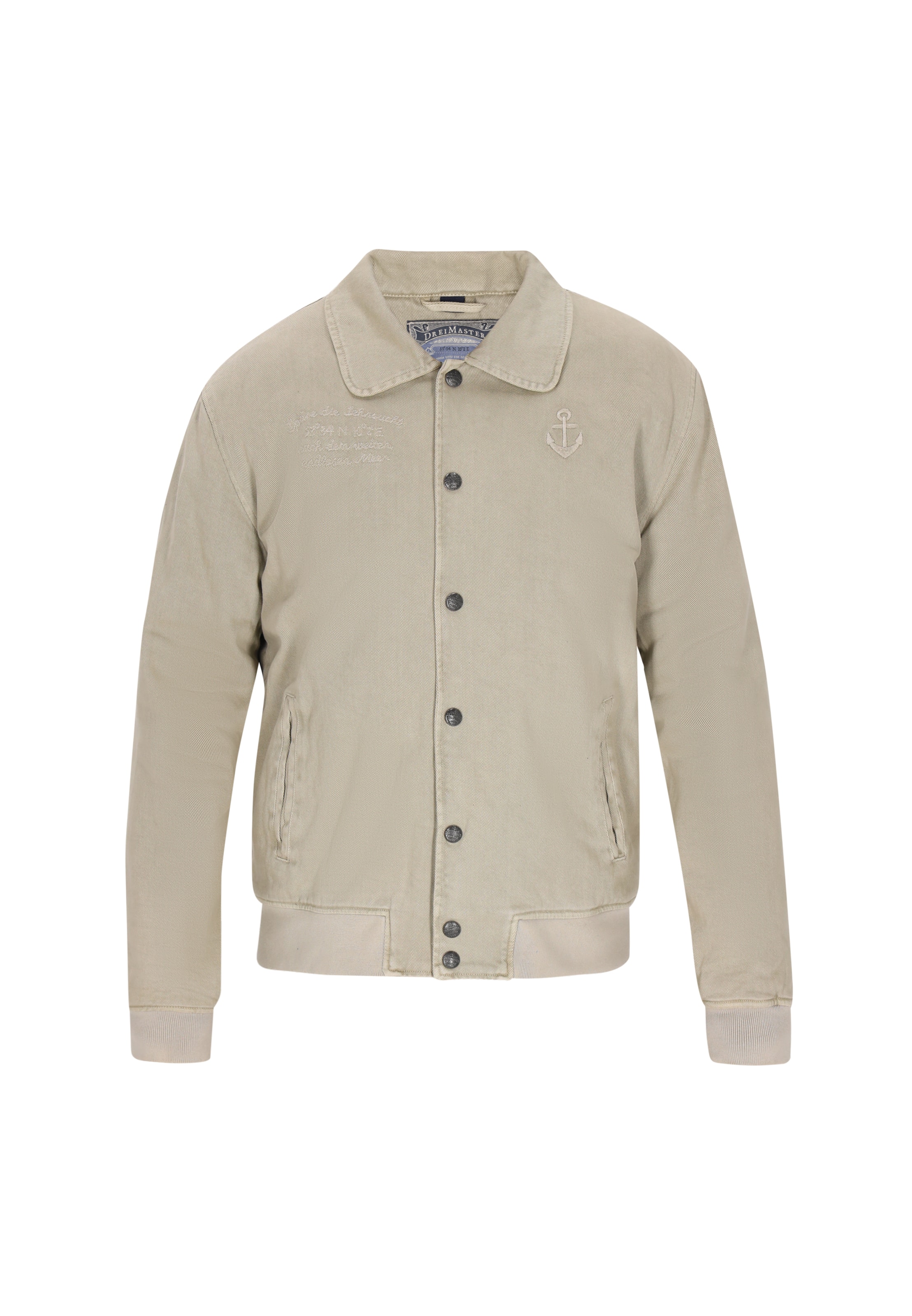 DreiMaster Vintage Between-season jacket in Beige: front