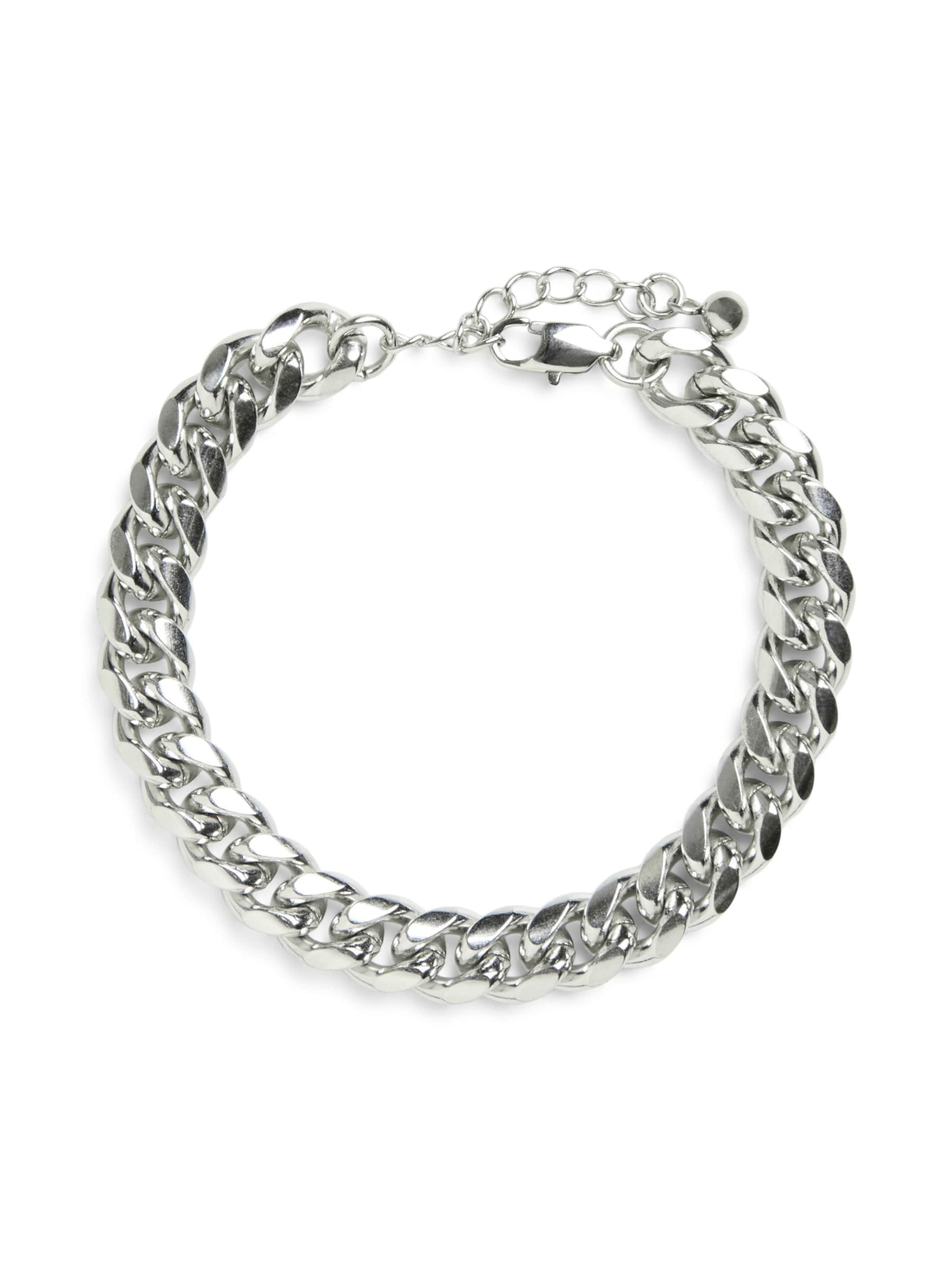 Braccialetto 'PCDina' di PIECES in argento: frontale