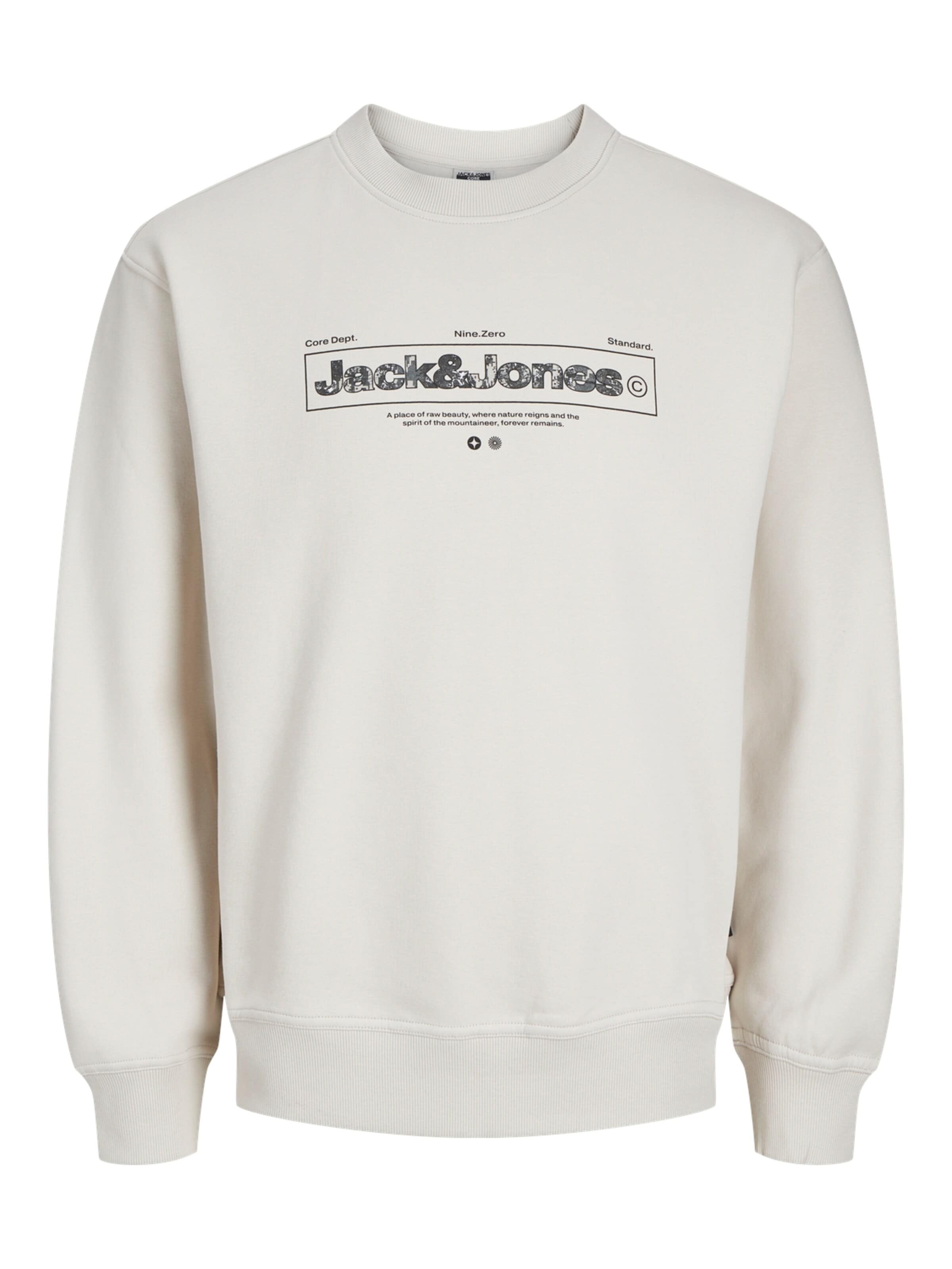 JACK & JONES Sweatshirt‌‌‌‌‌ in Beige: Vorderseite