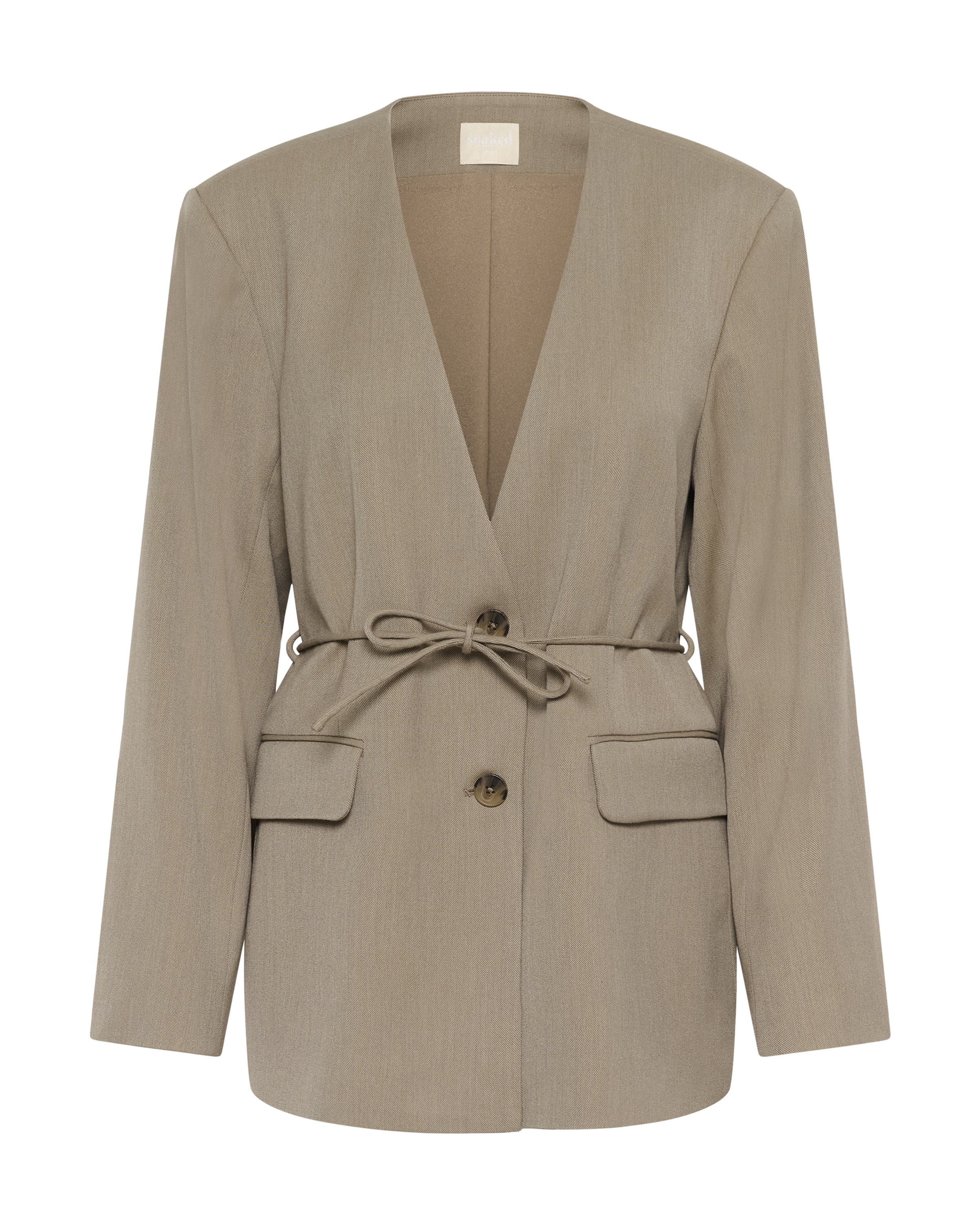 SOAKED IN LUXURY Blazer 'SLBevine' in Beige: Vorderseite