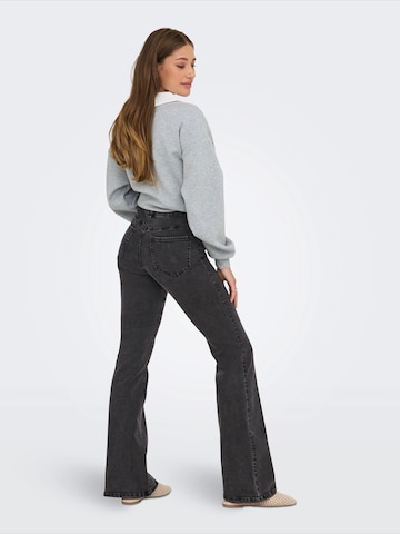 Flared Jeans 'ONLROSE ' di ONLY in nero
