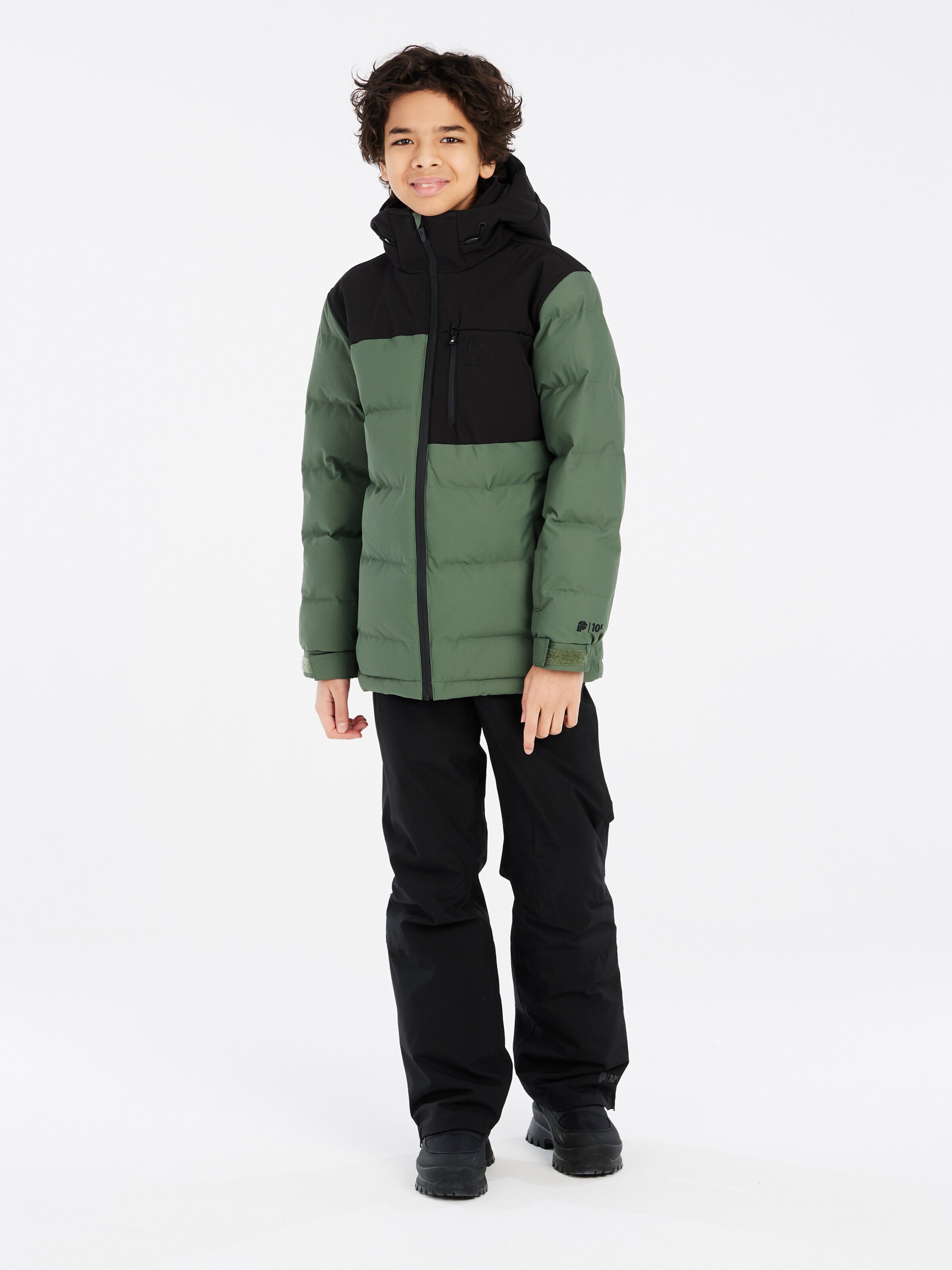PROTEST Sports jacket 'PRTDEVUN JR' in Green