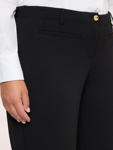 Regular Pantalon Fiorella Rubino en noir