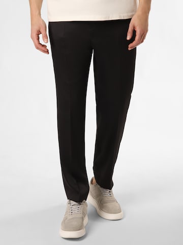 HUGO Red Slim fit Pants 'Teagan231X ' in Black: front