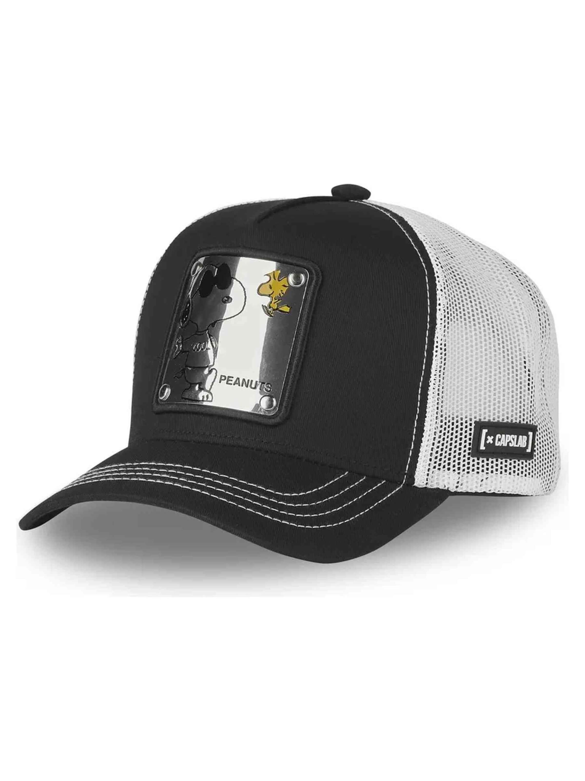 Capslab - Gorra 'Gorra capslab negra snoopy silver plate trucker cap' en negro