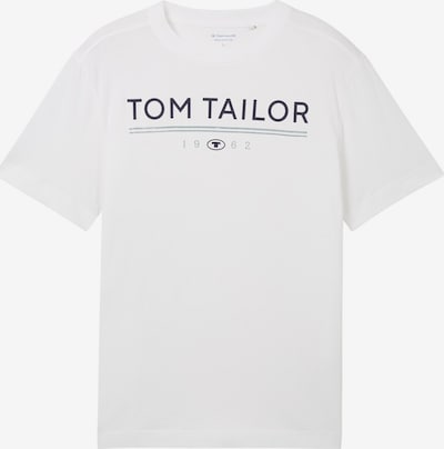 TOM TAILOR T-Krekls, krāsa - tumši zils / dūmu zils / balts, Preces skats