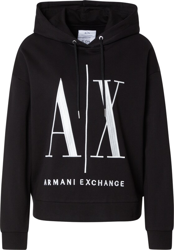 ARMANI EXCHANGE Sweatshirt 'FELPA' in Schwarz PN7668 ARMANI EXCHANGE Sweatshirt 'FELPA' in Schwarz PN7668
