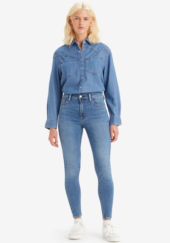 LEVI'S ® Skinny Jeans '720 Hirise Super Skinny' in Blue: front