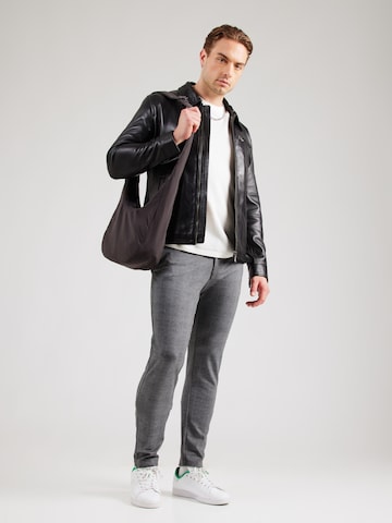 Only & Sons - Slimfit Calças chino 'ONSMark' em cinzento