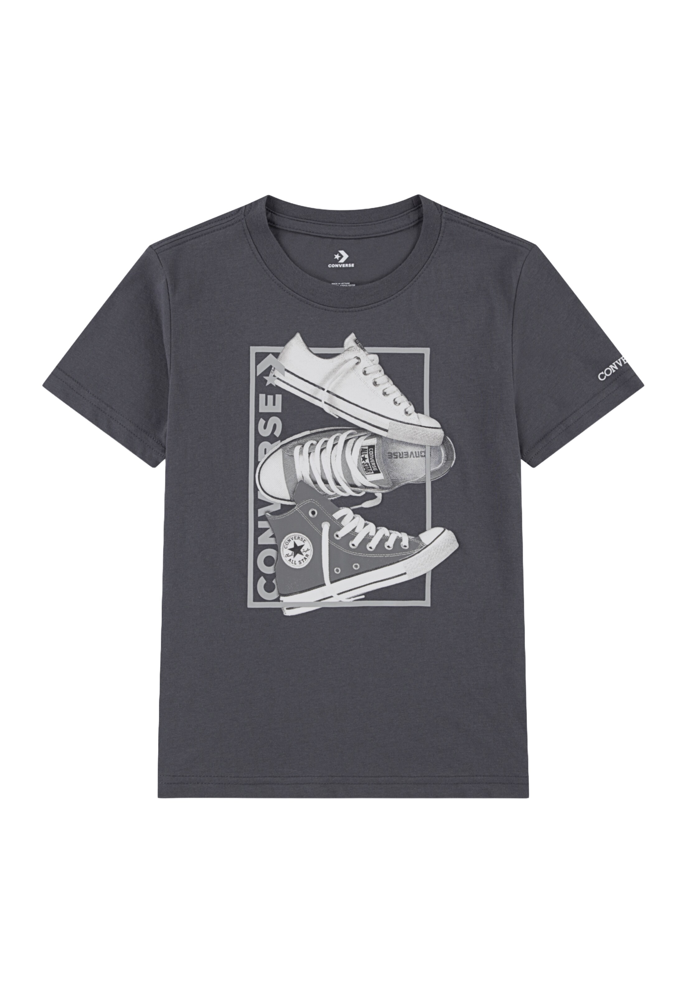 pilka CONVERSE Marškinėliai: priekis