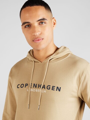 Lindbergh Sweatshirt 'Copenhagen' i beige