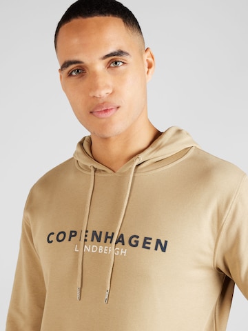 Lindbergh Sweatshirt 'Copenhagen' in Beige