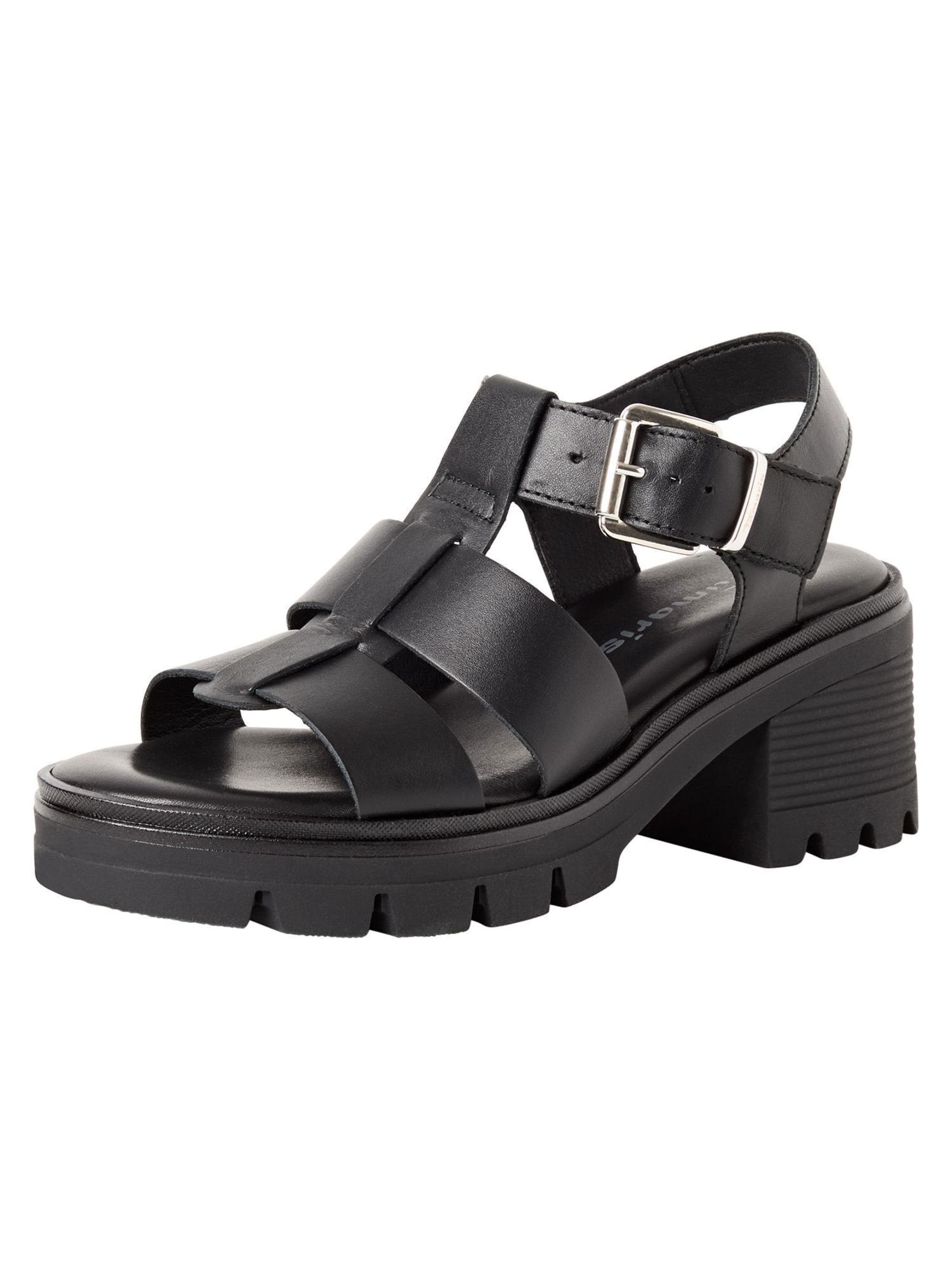 Tamaris Sandal in Black: front