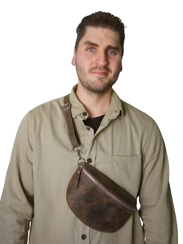 lePelou Gürteltasche 'NINO'‌‌‌‌‌‌‌ in Braun
