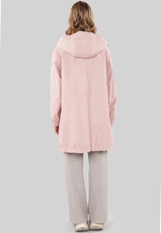 Fuchs Schmitt Between-Seasons Coat in Pink