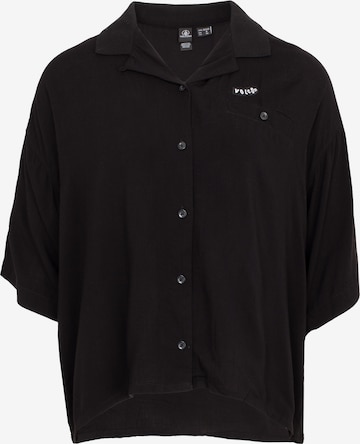 T-shirt 'SERVISTONE WOVEN' Volcom en noir : devant