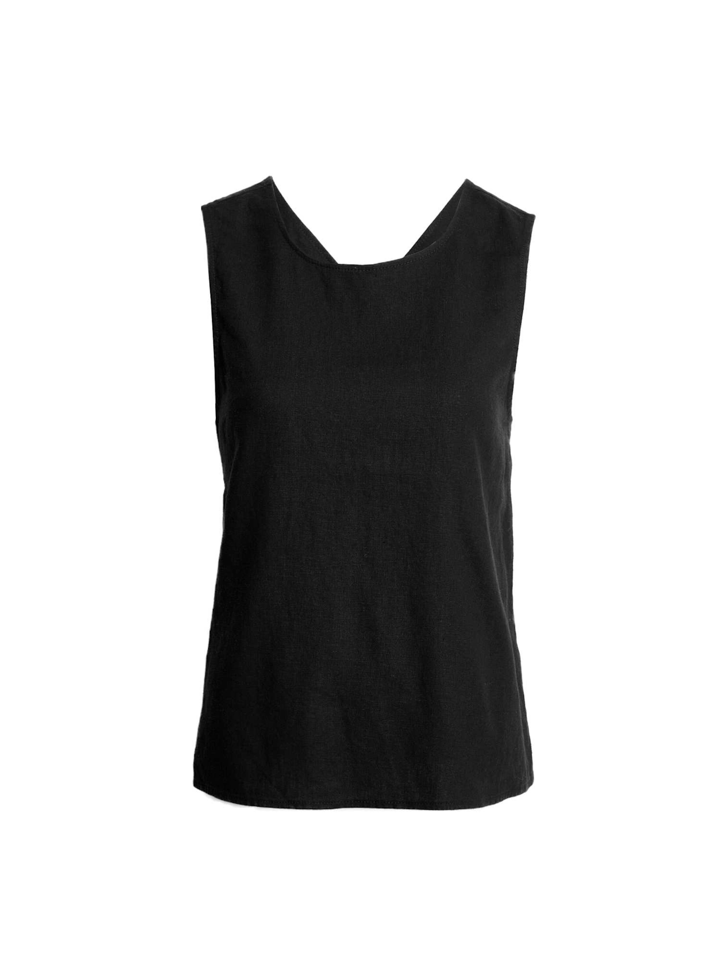 Top di Marks & Spencer in nero: frontale