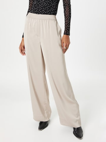 CATWALK JUNKIE Wide Leg Bukser 'LIA' i beige: forside