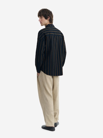 Thinking MU - Ajuste confortable Camisa 'Hary' en azul