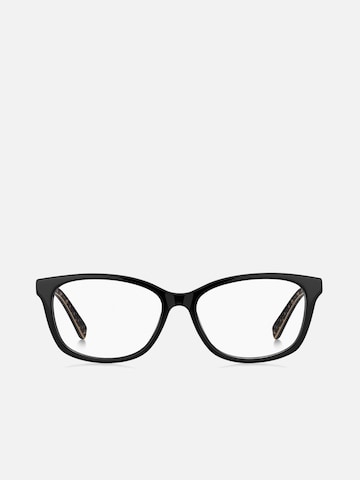 TOMMY HILFIGER Sunglasses 'Tommy Hilfiger TH 2108 Black pattern brown 53/15/140 WOMAN Eyewear Frame' in Black: front