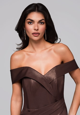 Ombre Evening dress in Brown