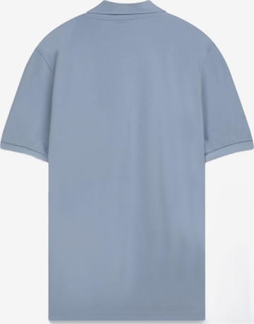 LTB Jeans - Camiseta 'LTB Jeans Herren-Polohemd aus Piqué mit Reißverschluss' en azul: frente