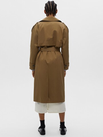 Pull&Bear Between-Seasons Coat in Brown