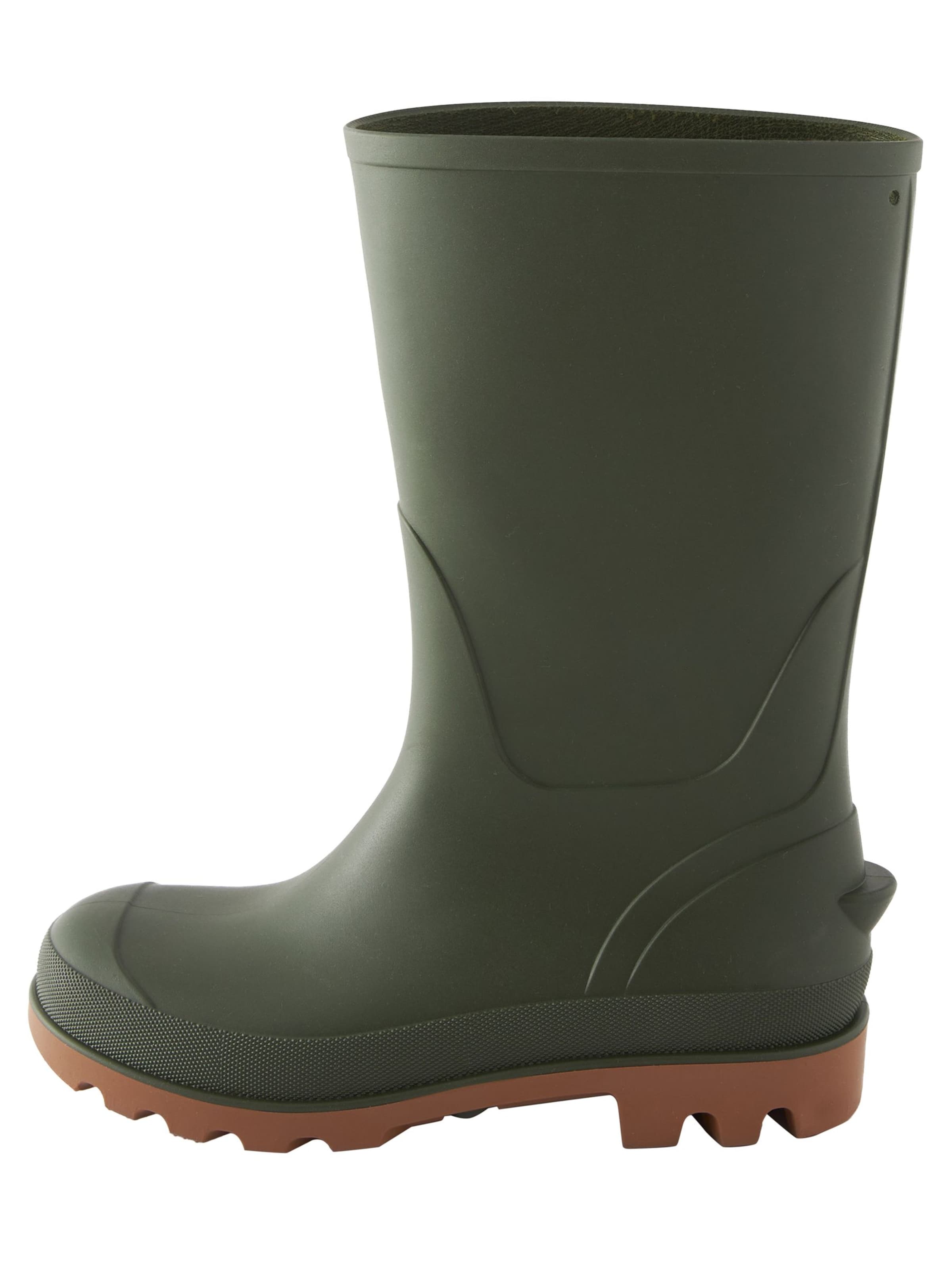 Next Гумени ботуши в зелено: отпред