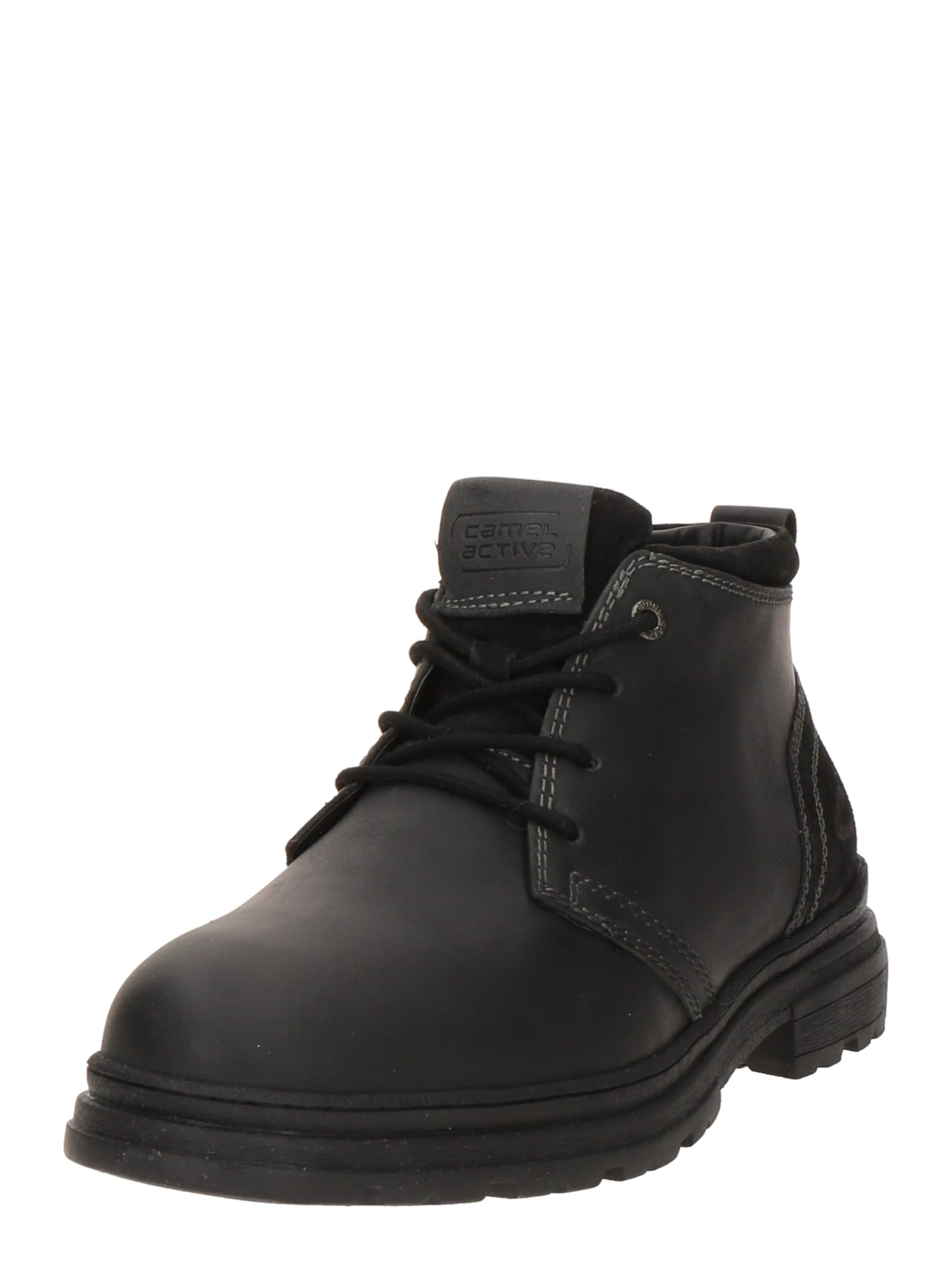 CAMEL ACTIVE Veterboots in Zwart: voorkant