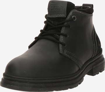 juoda CAMEL ACTIVE Auliniai batai su raišteliais: priekis