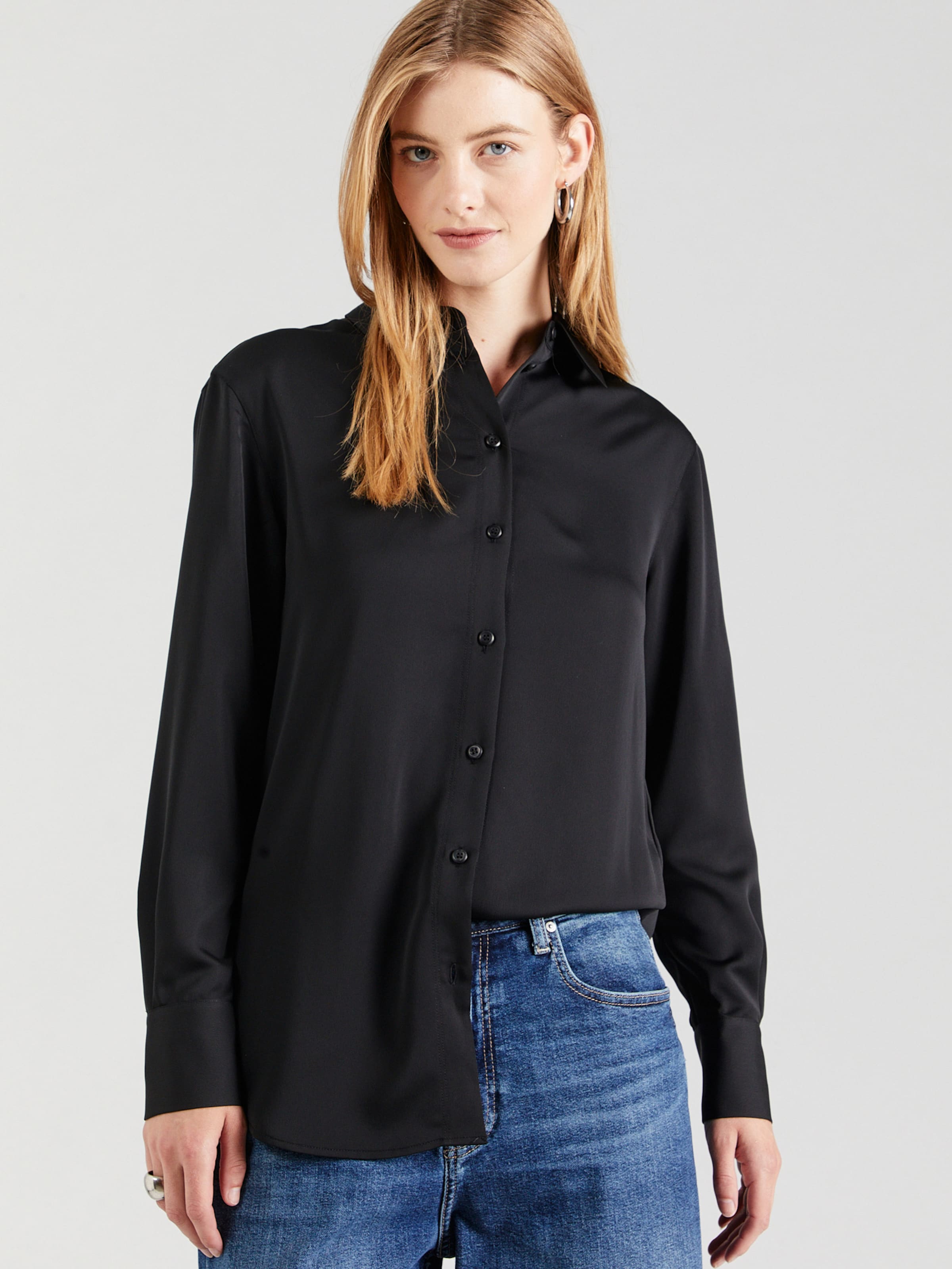 Calvin klein black blouse 2025