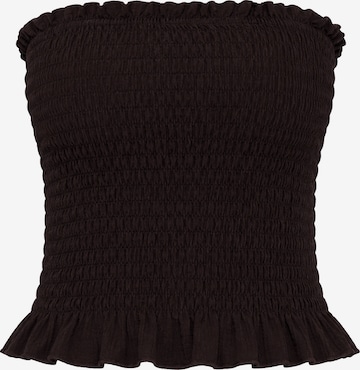 SASSYCLASSY Top in Brown: front